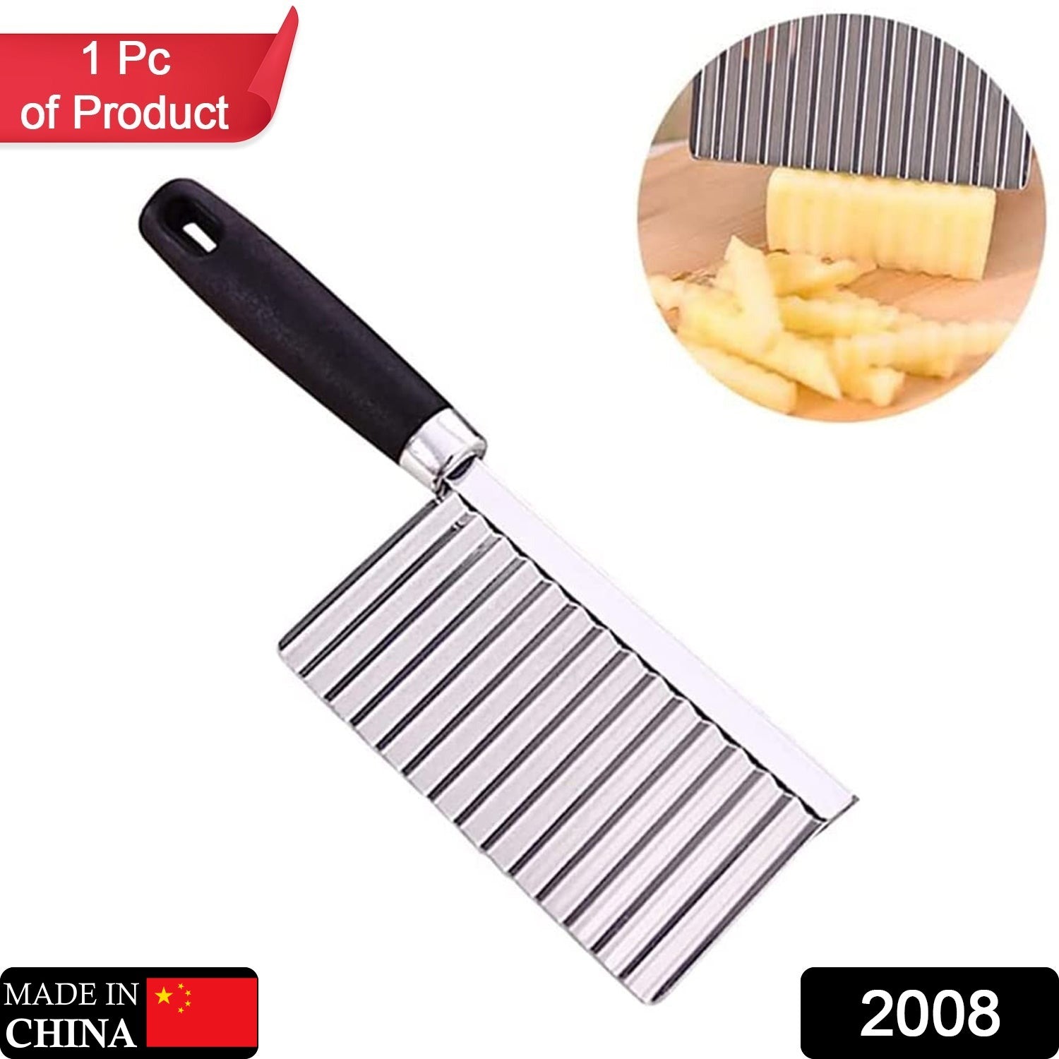 Stainless Steel Crinkle Cutter Knife for Salad and Vegetables Stainless Steel Crinkle Cutter Knife for Salad and Vegetables